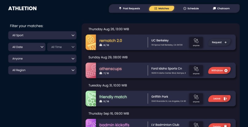 Athletion – screenshot 3
