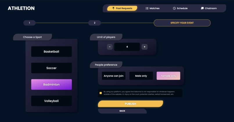 Athletion – screenshot 2