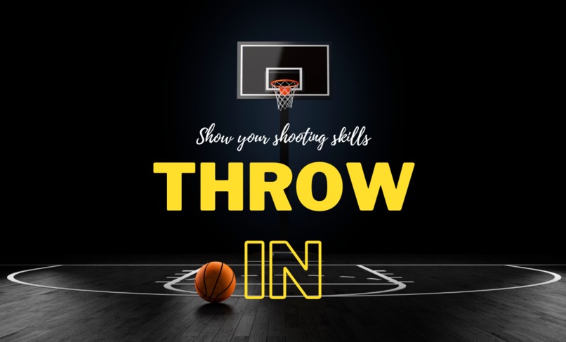 Throw In - Basketball shooter game – screenshot 1