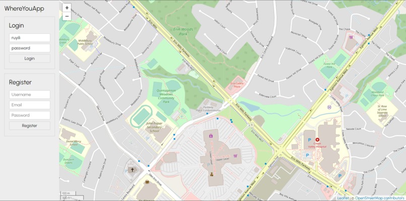 WhereYouApp – screenshot 3