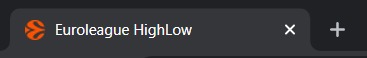 Euroleague players HighLow game – screenshot 2