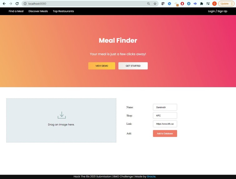 Meal Finder – screenshot 1
