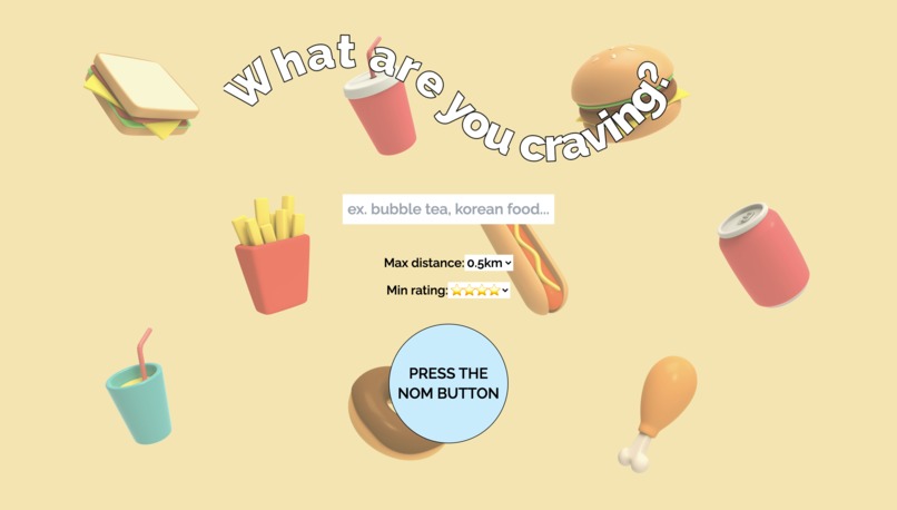 nom button – screenshot 1
