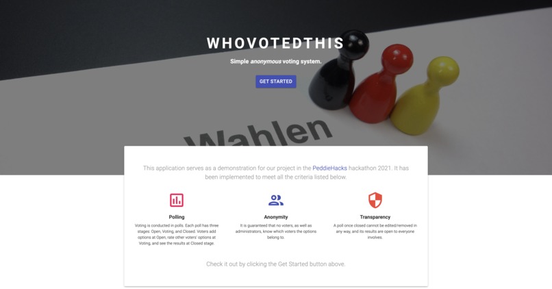 WhoVotedThis – screenshot 2