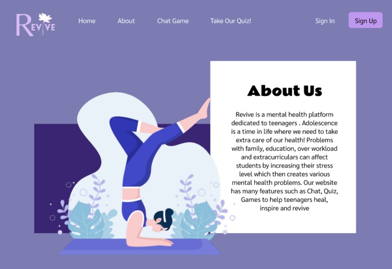 Revive Meditation Website – screenshot 2