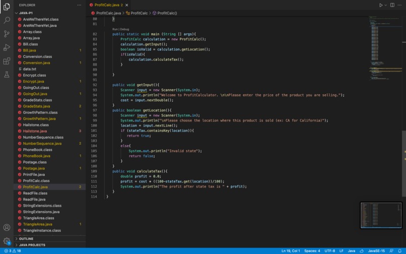 ProfitCalc – screenshot 1