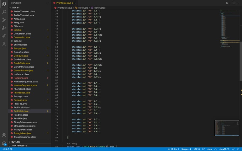 ProfitCalc – screenshot 2
