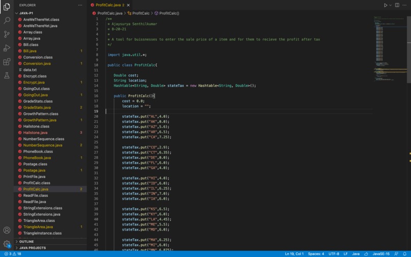 ProfitCalc – screenshot 3