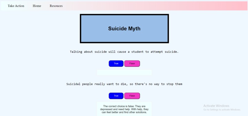 Lets Prevent Suicide! – screenshot 2
