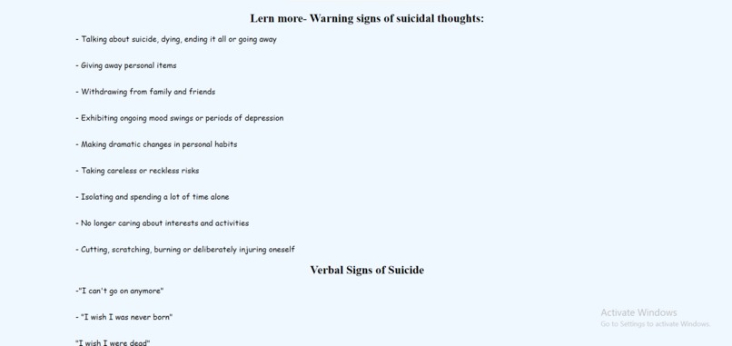 Lets Prevent Suicide! – screenshot 4
