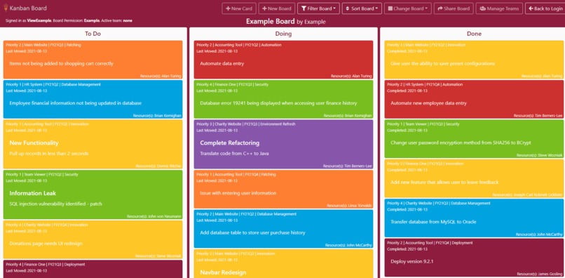 Kanban Board – screenshot 2