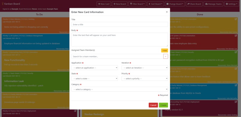 Kanban Board – screenshot 3