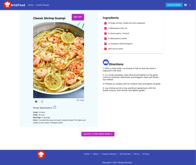 Art Plus Food App – screenshot 2