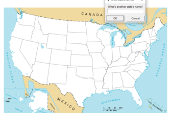 USA States Guessing Game