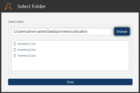 Inventory Valuation Using AARI Desktop – screenshot 7