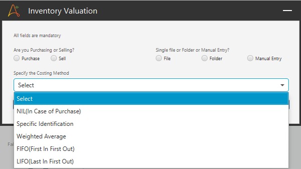 Inventory Valuation Using AARI Desktop – screenshot 9