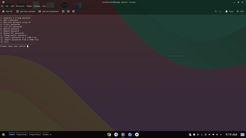 LocalPasswordManager – screenshot 1