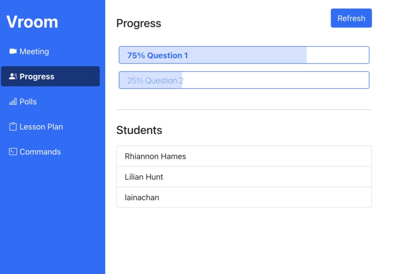 Vroom: Virtual Zoom Teaching Assistant – screenshot 5