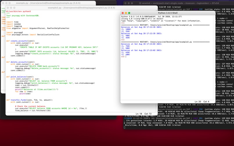 CockroachDB-Crud – screenshot 3