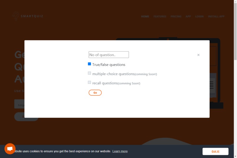 SmartQuiz – screenshot 1