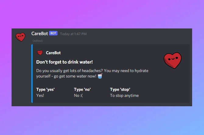 CareBot – screenshot 3