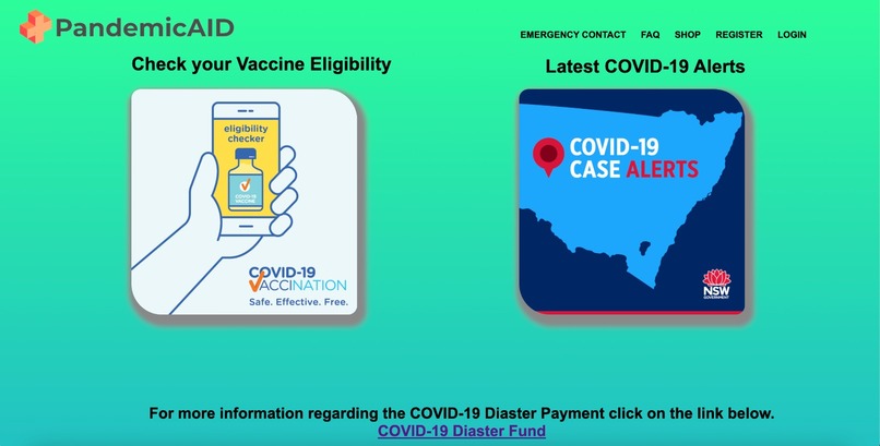 PandemicAID – screenshot 2