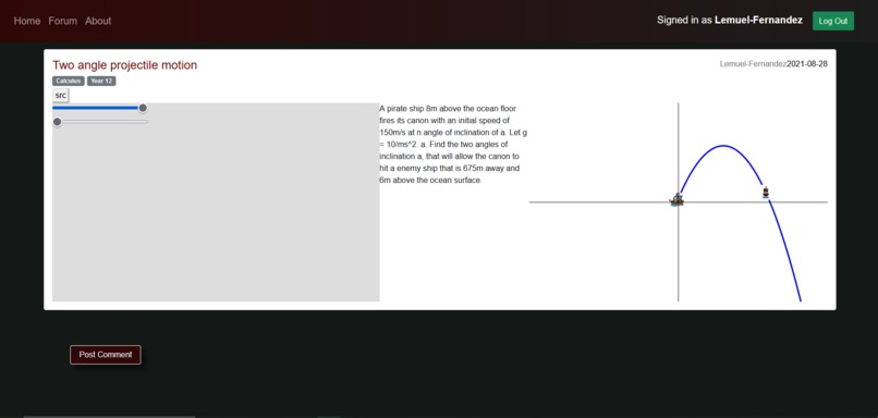 The Sigma Forum – screenshot 1