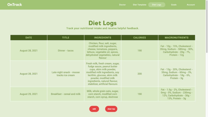 OnTrack – screenshot 5