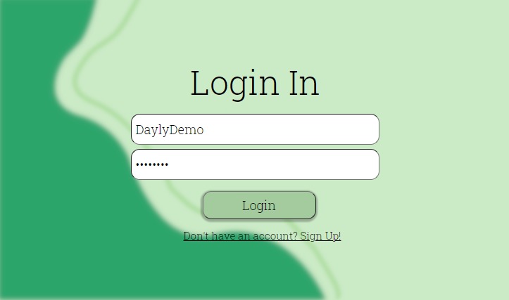 Dayly – screenshot 1