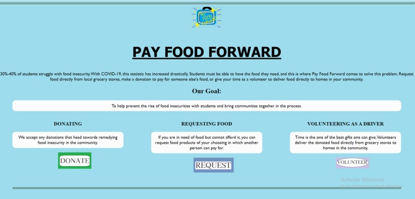 Pay Food Forward – screenshot 1