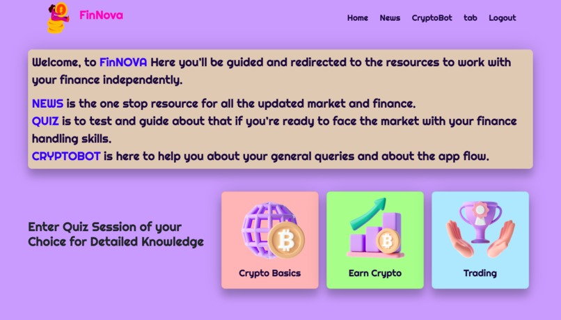 FinNOVA – screenshot 1