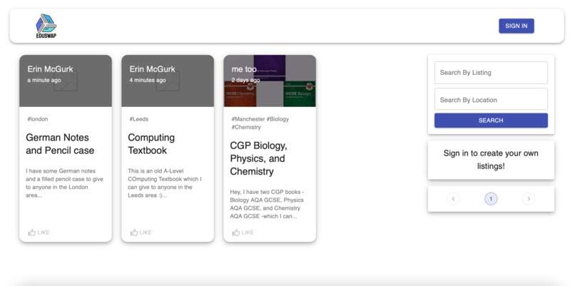 EduSwap – screenshot 3