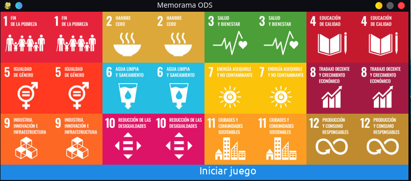 Memory Game SDGs – screenshot 1