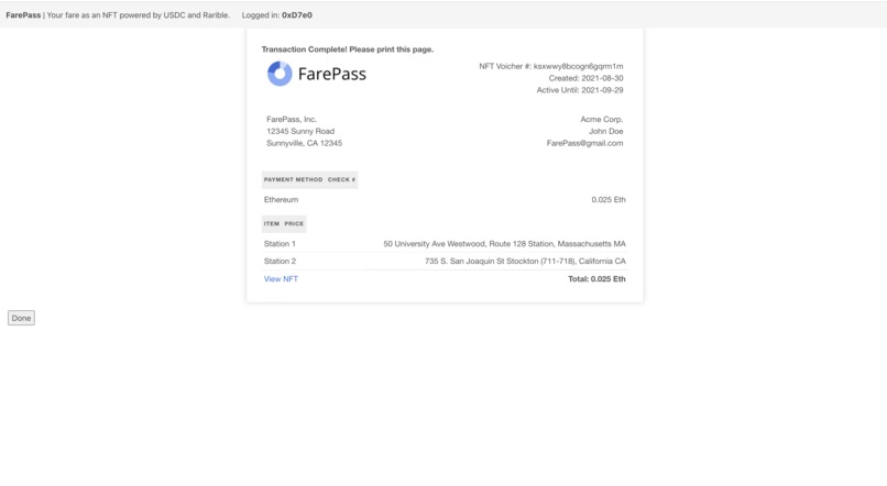 FarePass – screenshot 3