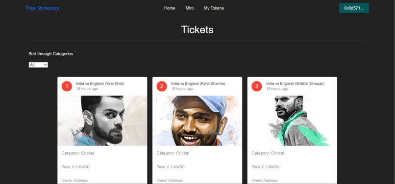Ticket Marketplace – screenshot 1