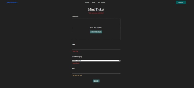 Ticket Marketplace – screenshot 2