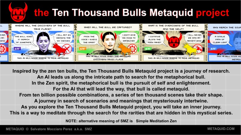 the Ten Thousand Bulls Metaquid project – screenshot 2
