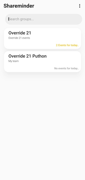 Shareminder – screenshot 3