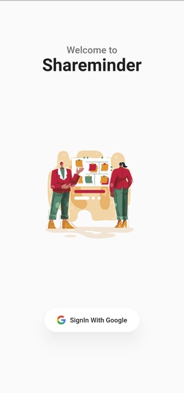 Shareminder – screenshot 1