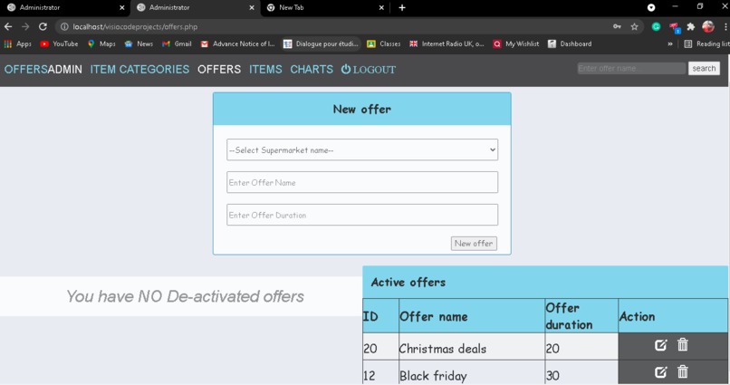 Google chrome extension for brand promotion alerts – screenshot 7
