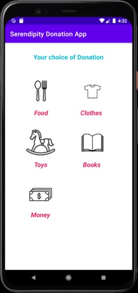 Serendipity - a Donation App – screenshot 3