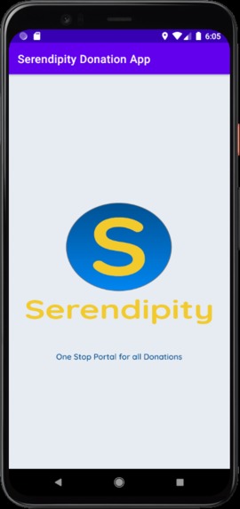 Serendipity - a Donation App – screenshot 1
