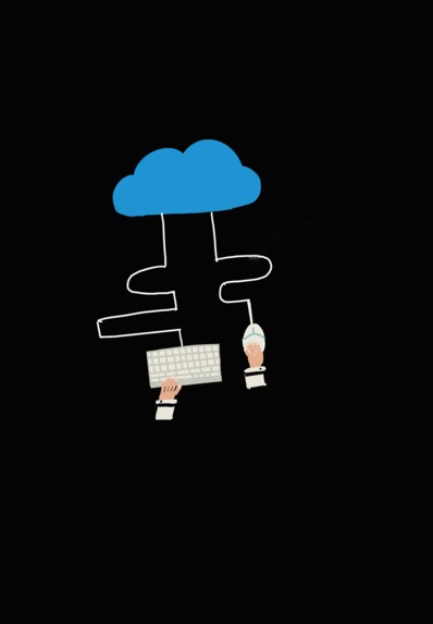 Digital portrait on cloud computing – screenshot 1