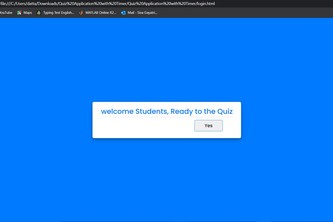 Online Quiz application.