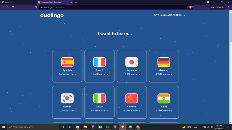 Diversify – screenshot 1