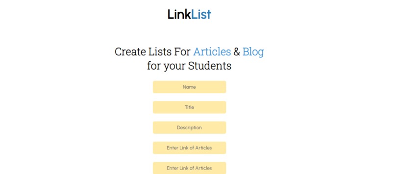 LinkList – screenshot 1