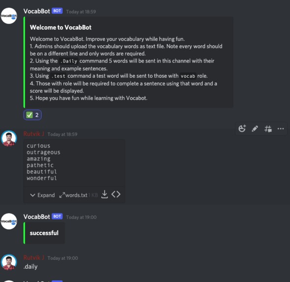 VocaBot – screenshot 2