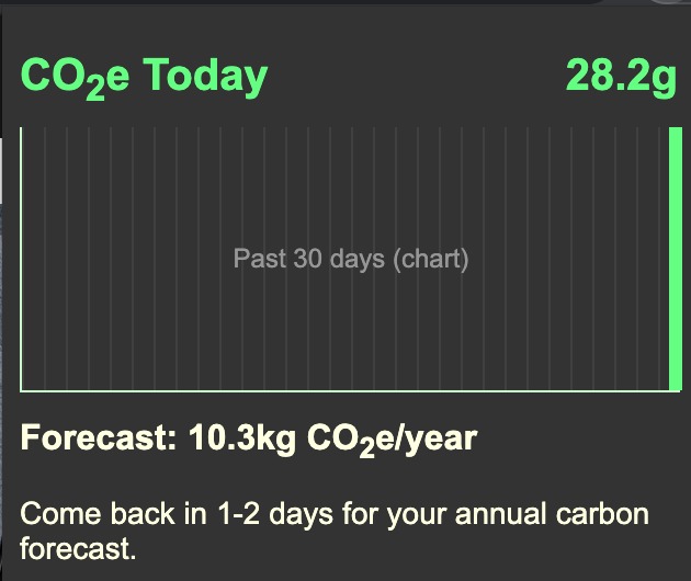WebCarbon – screenshot 3