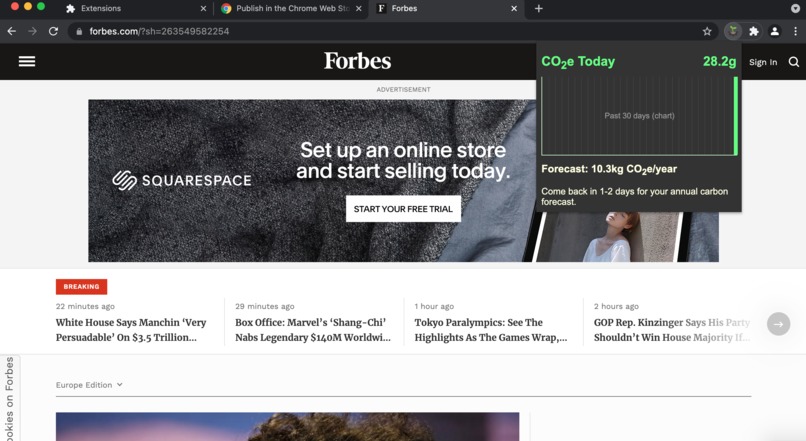 WebCarbon – screenshot 4