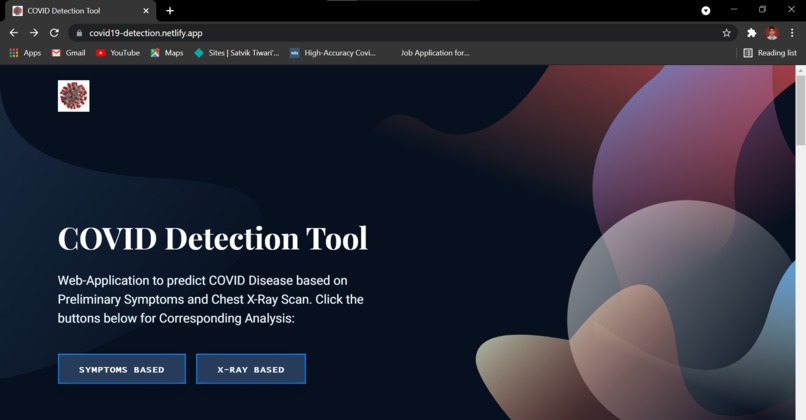 COVID Detection Tool – screenshot 5